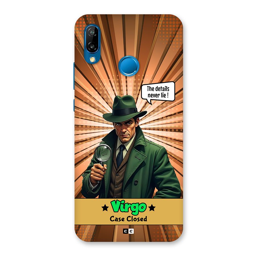 Detective Virgo Back Case for Huawei P20 Lite