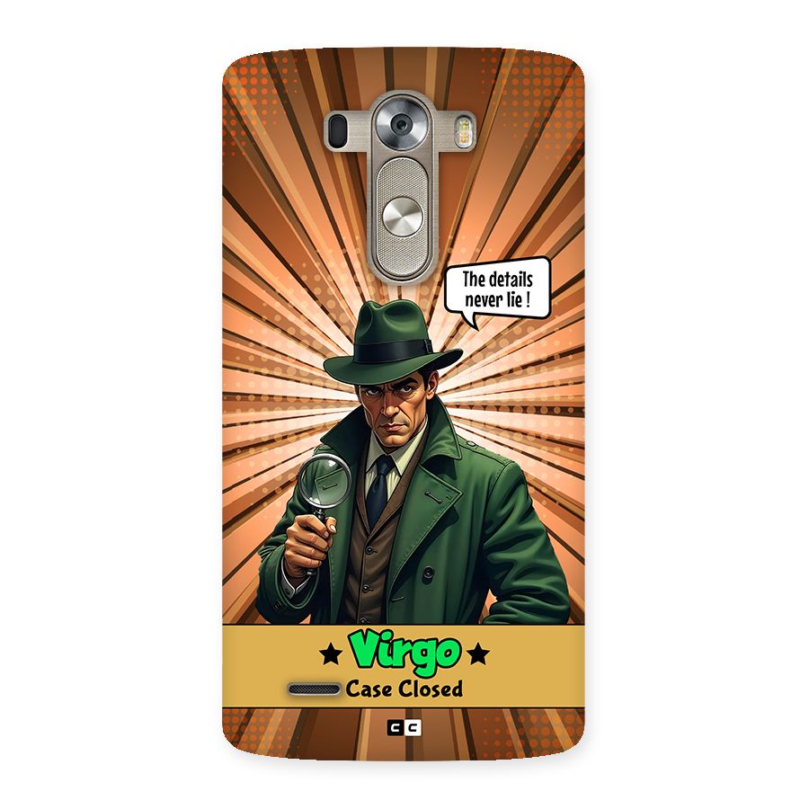 Detective Virgo Back Case for LG G3