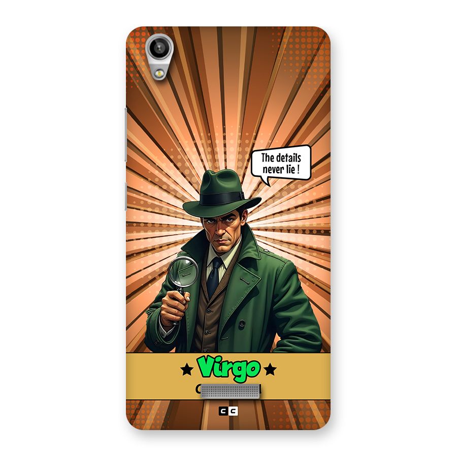 Detective Virgo Back Case for Lava Pixel V1