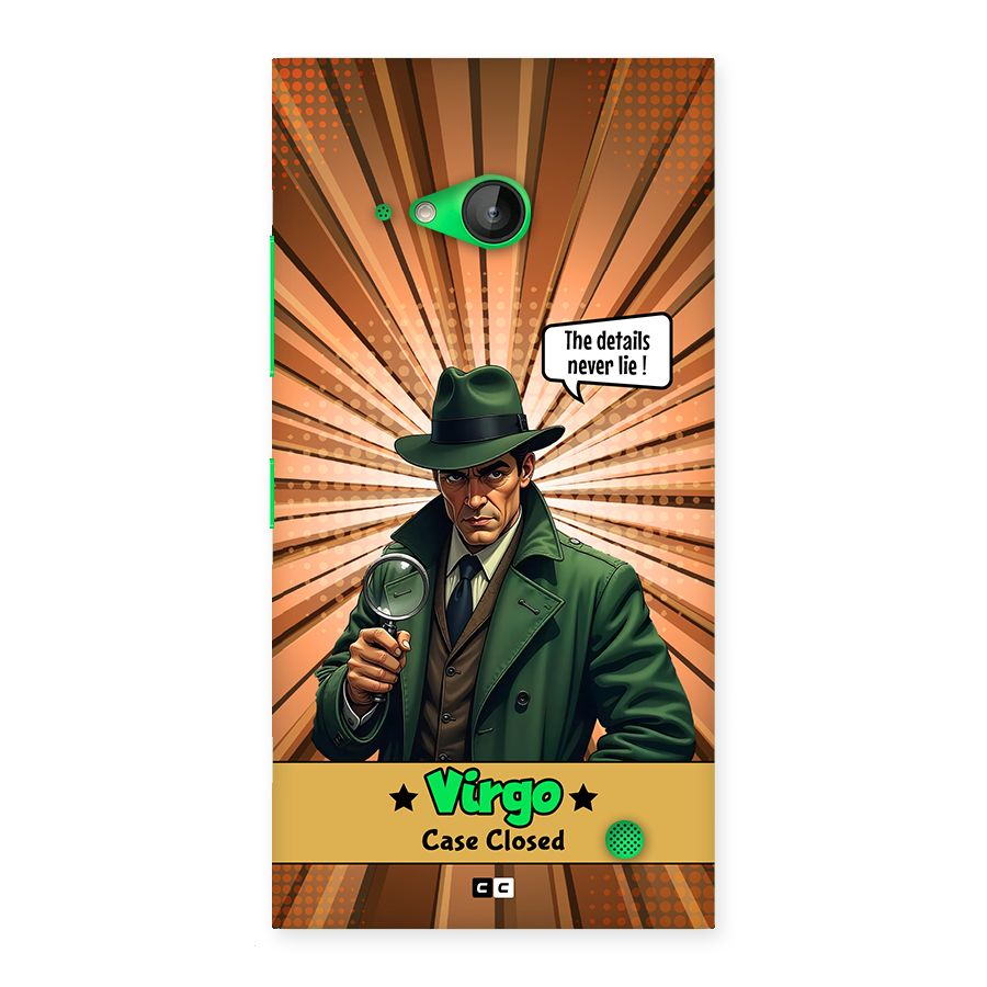 Detective Virgo Back Case for Lumia 730