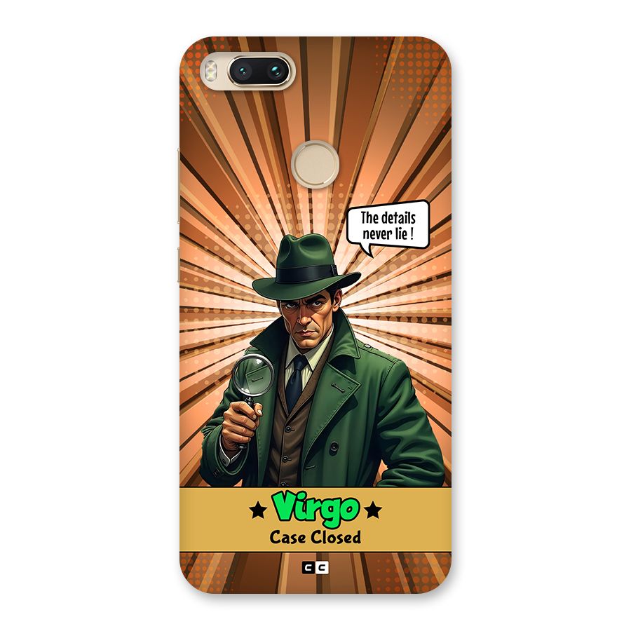 Detective Virgo Back Case for Mi A1