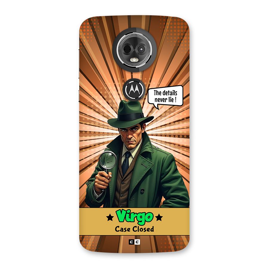 Detective Virgo Back Case for Moto E5 Plus