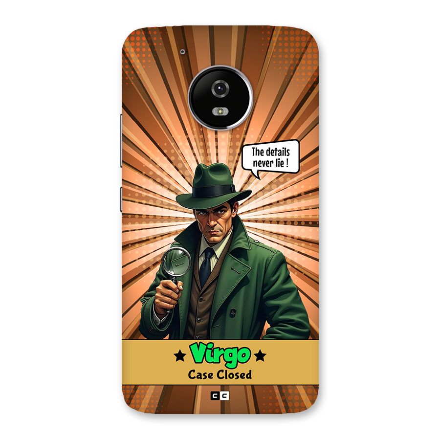 Detective Virgo Back Case for Moto G5