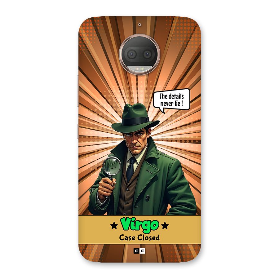 Detective Virgo Back Case for Moto G5s Plus