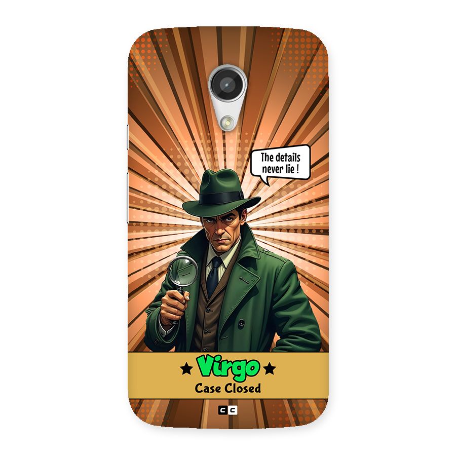Detective Virgo Back Case for Moto G 2nd Gen