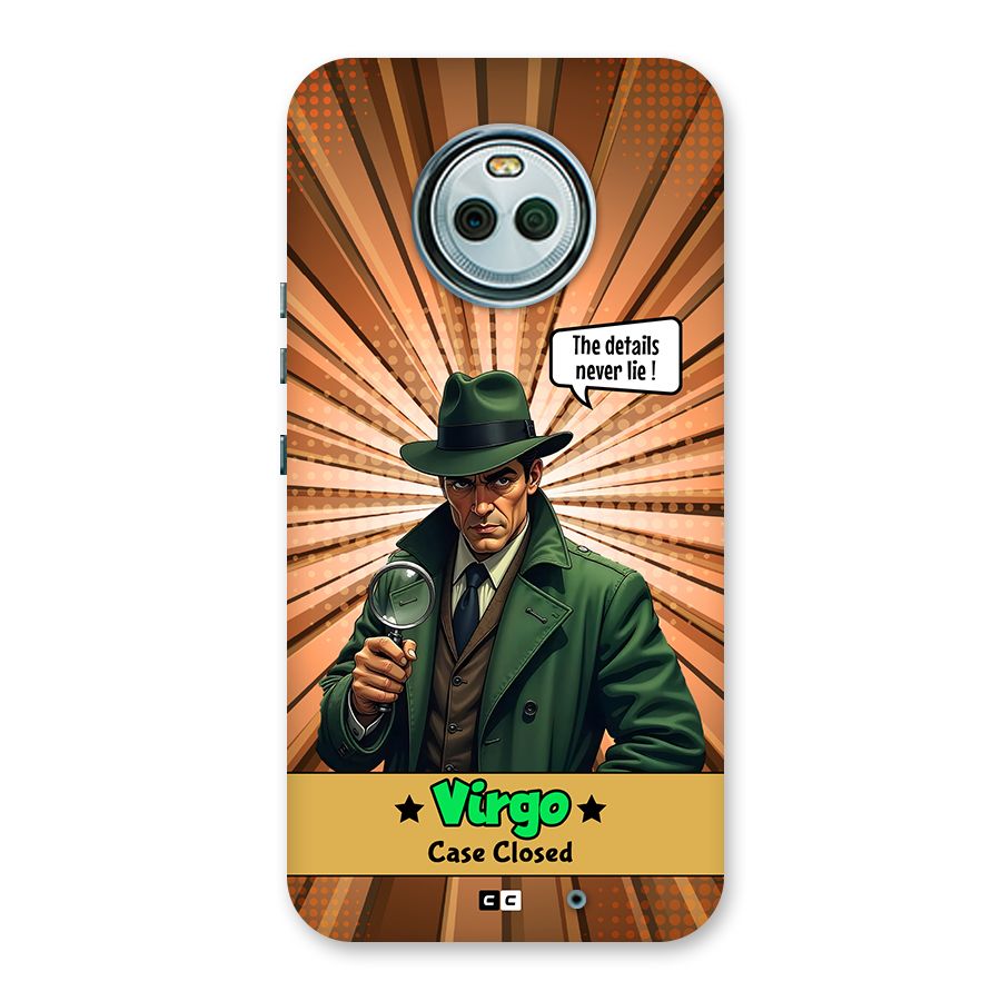 Detective Virgo Back Case for Moto X4