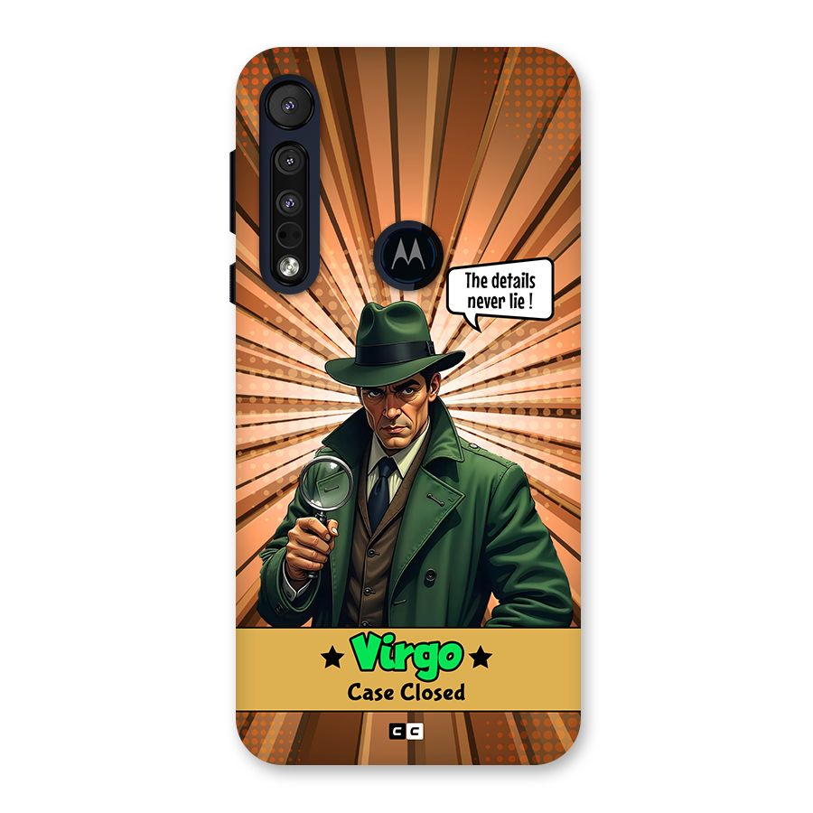 Detective Virgo Back Case for Motorola One Macro
