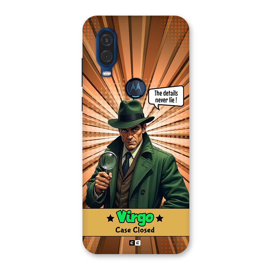 Detective Virgo Back Case for Motorola One Vision