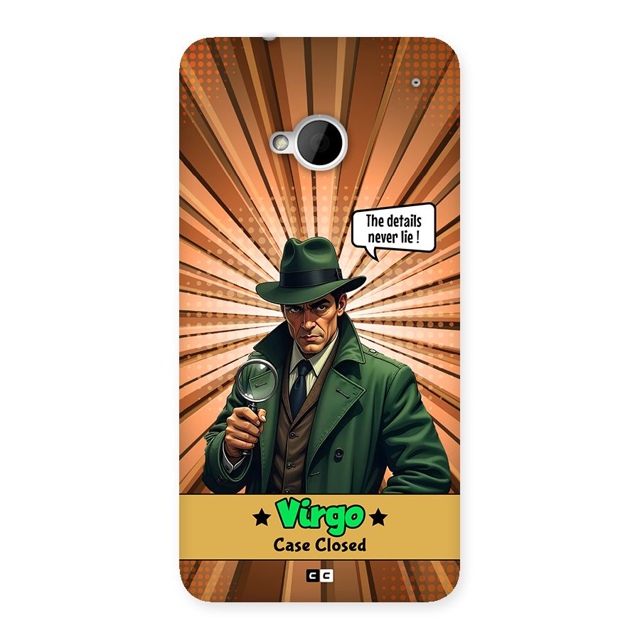 Detective Virgo Back Case for One M7 (Single Sim)