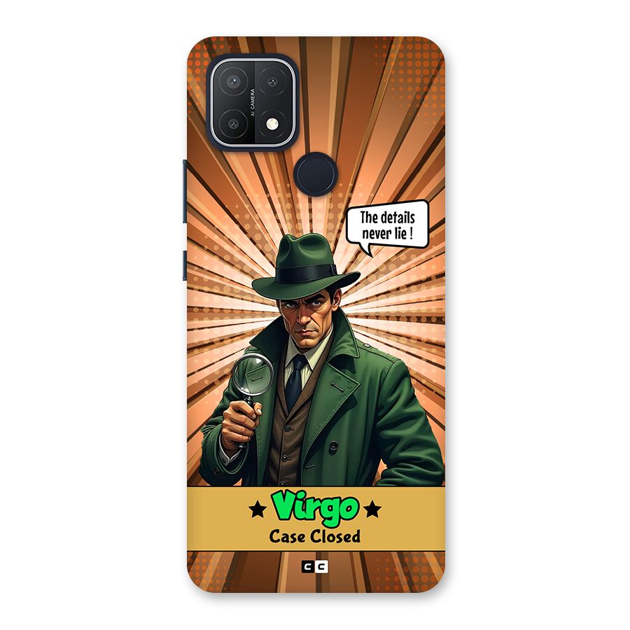 Detective Virgo Back Case for Oppo A15s