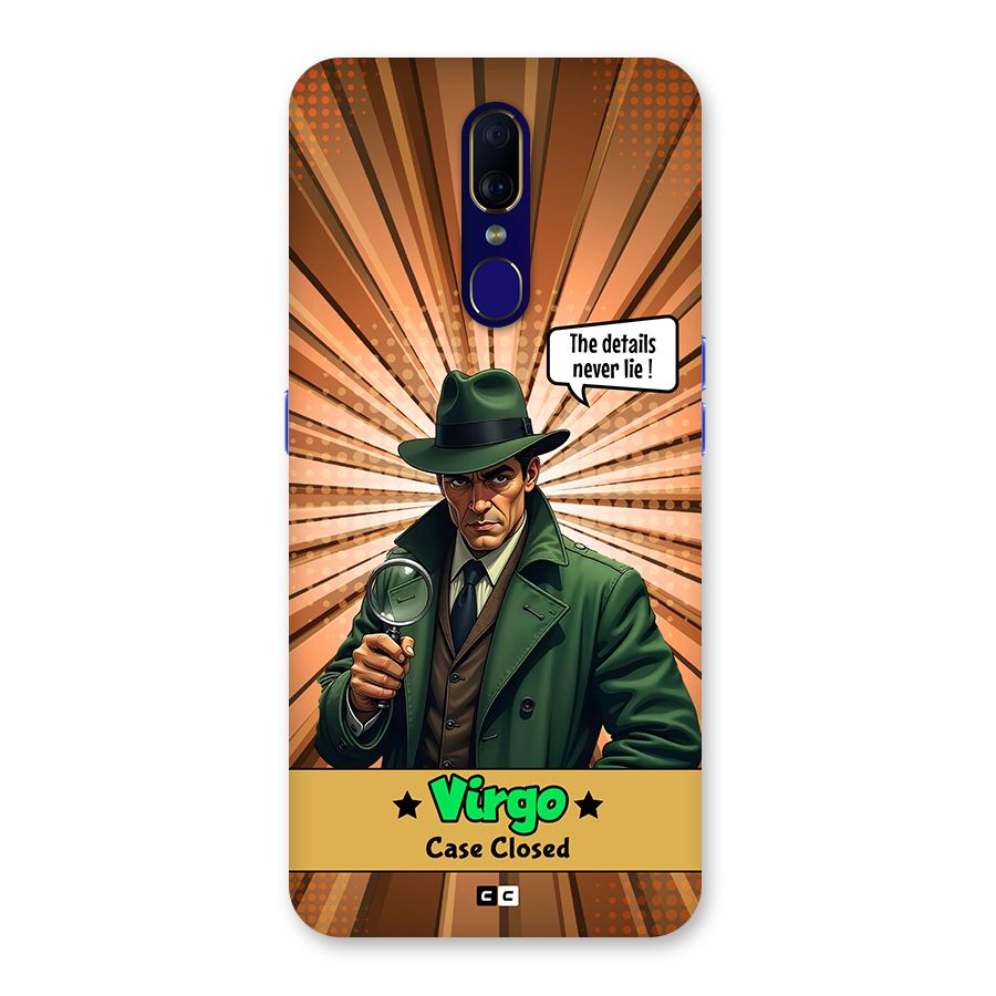 Detective Virgo Back Case for Oppo A9