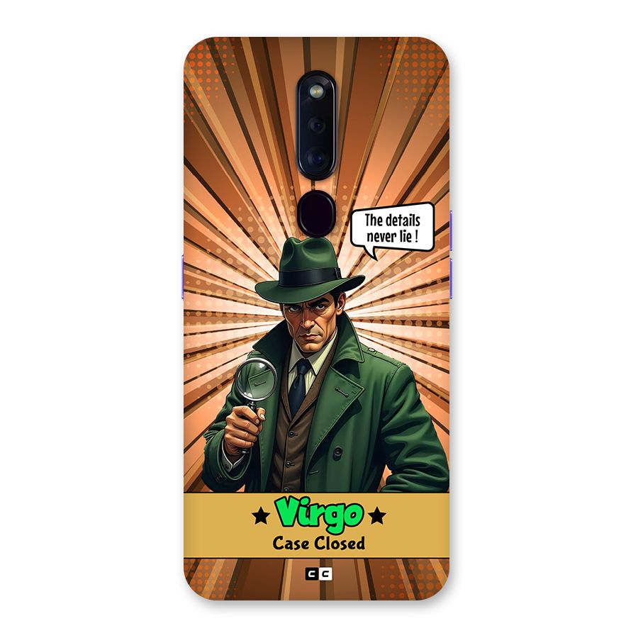 Detective Virgo Back Case for Oppo F11 Pro