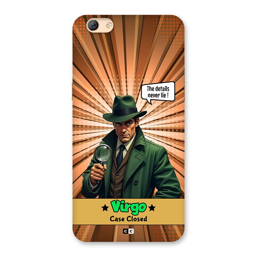 Detective Virgo Back Case for Oppo F3 Plus