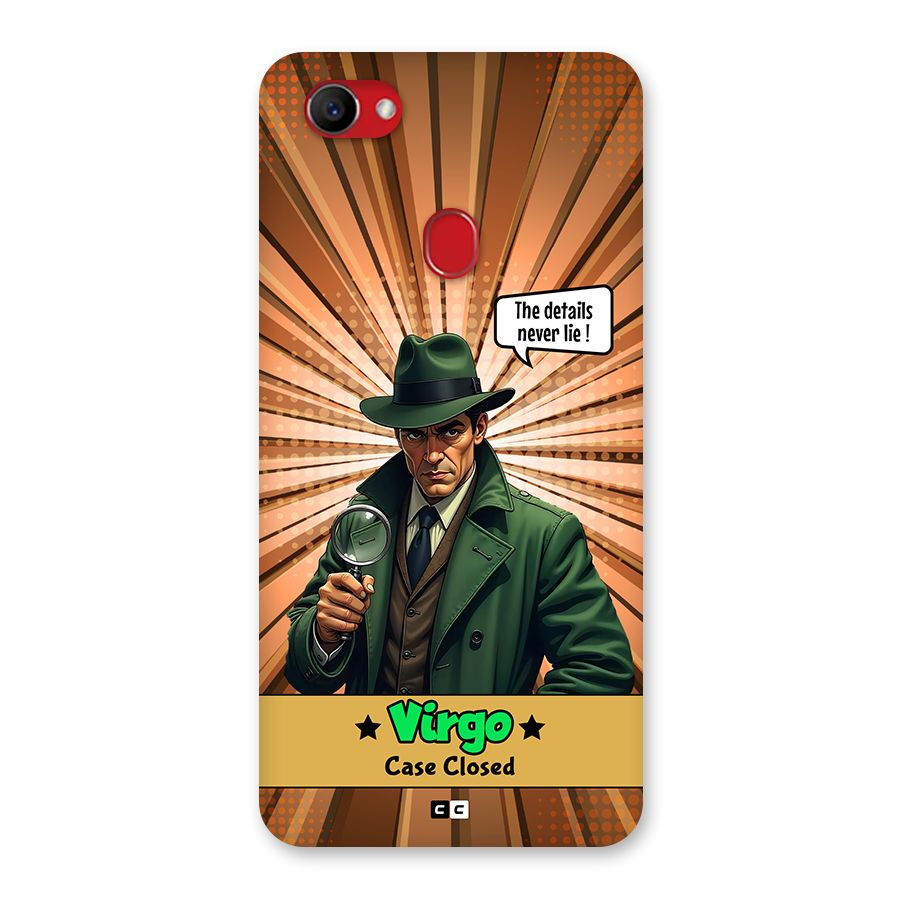 Detective Virgo Back Case for Oppo F7