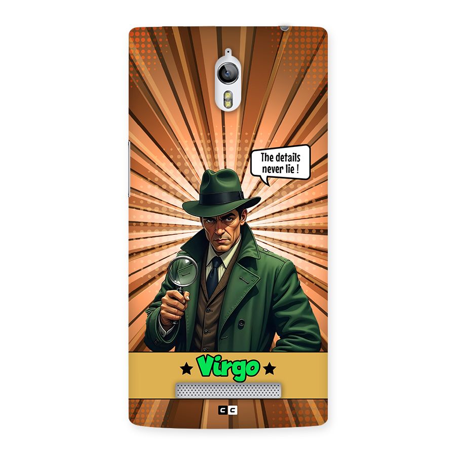 Detective Virgo Back Case for Oppo Find 7