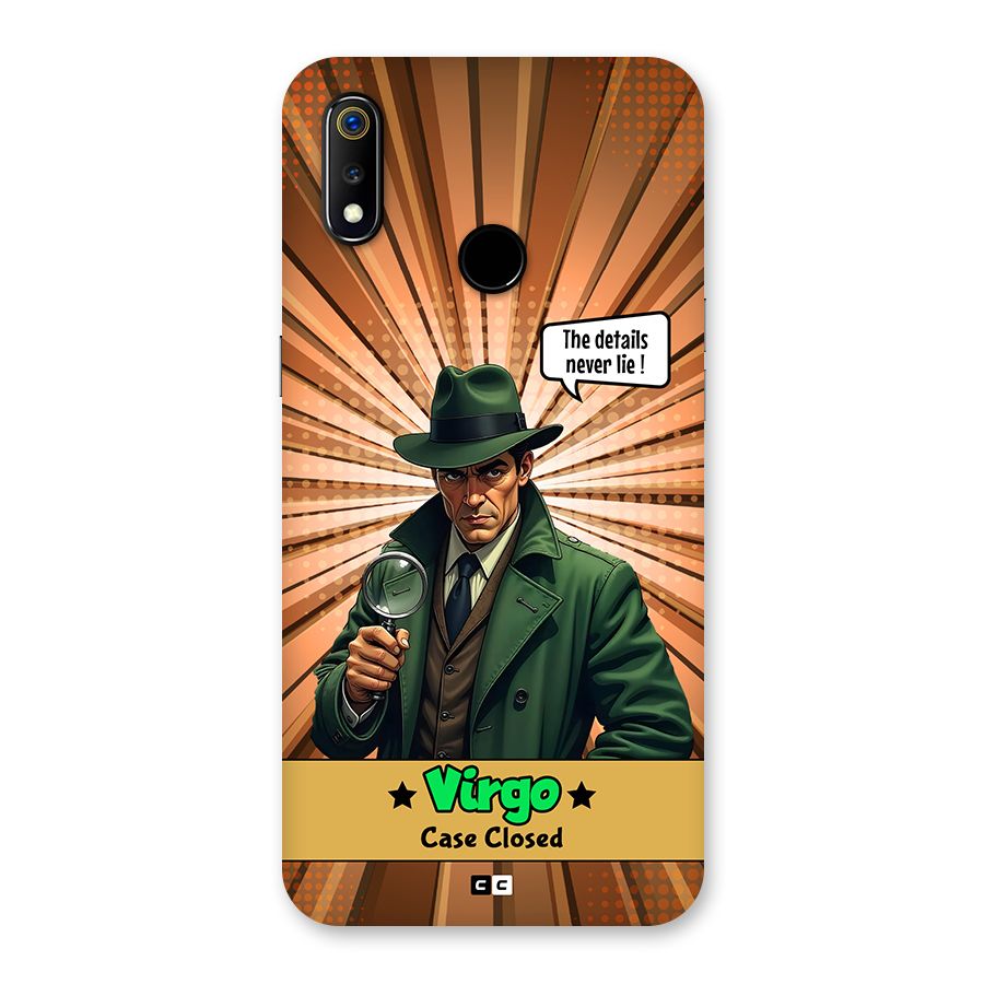 Detective Virgo Back Case for Realme 3