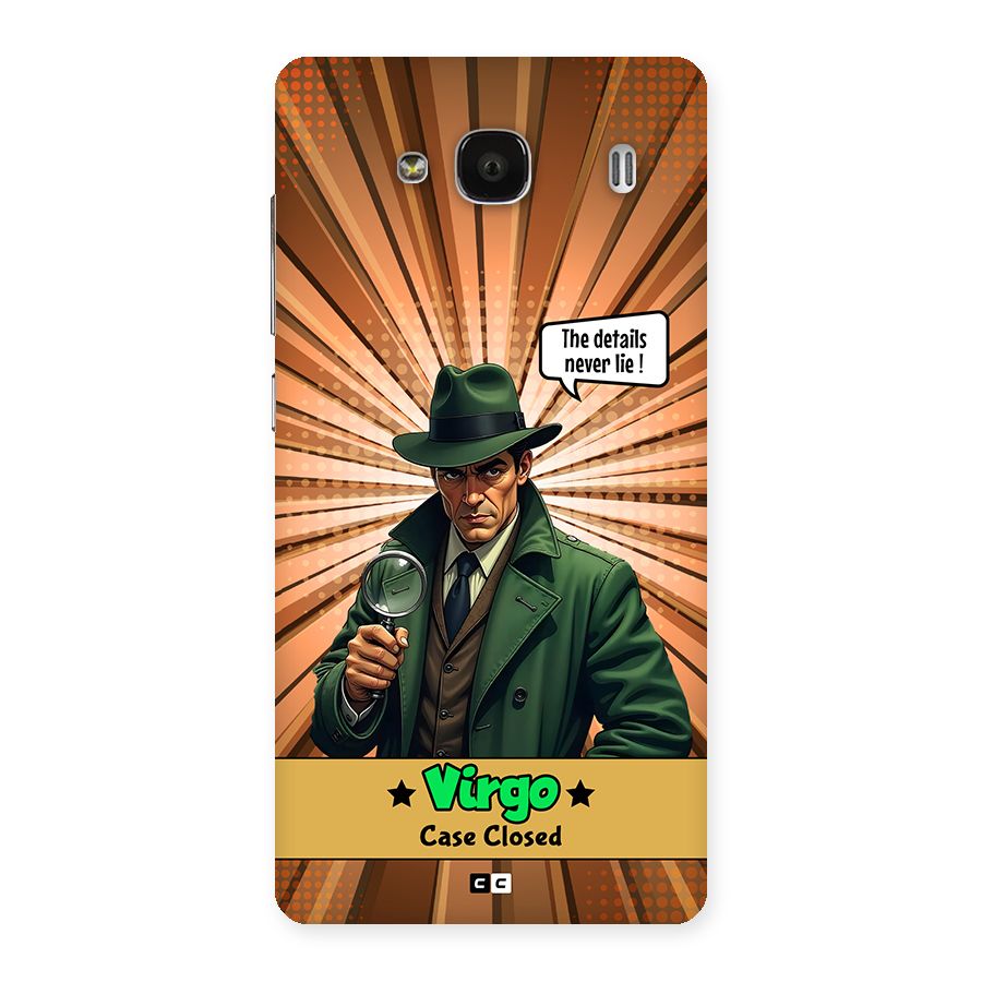 Detective Virgo Back Case for Redmi 2 Prime