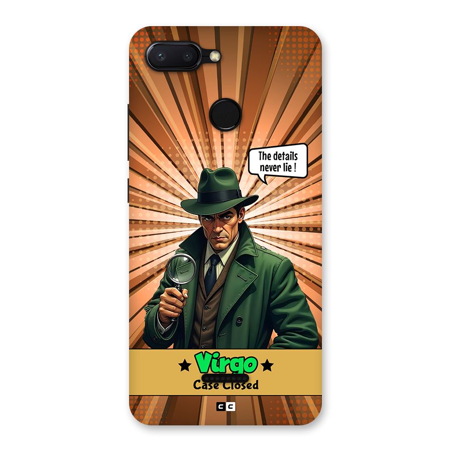 Detective Virgo Back Case for Redmi 6