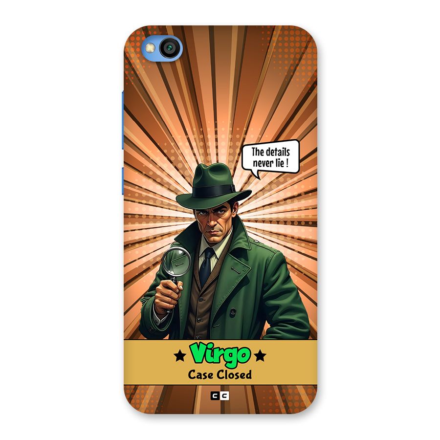 Detective Virgo Back Case for Redmi Go
