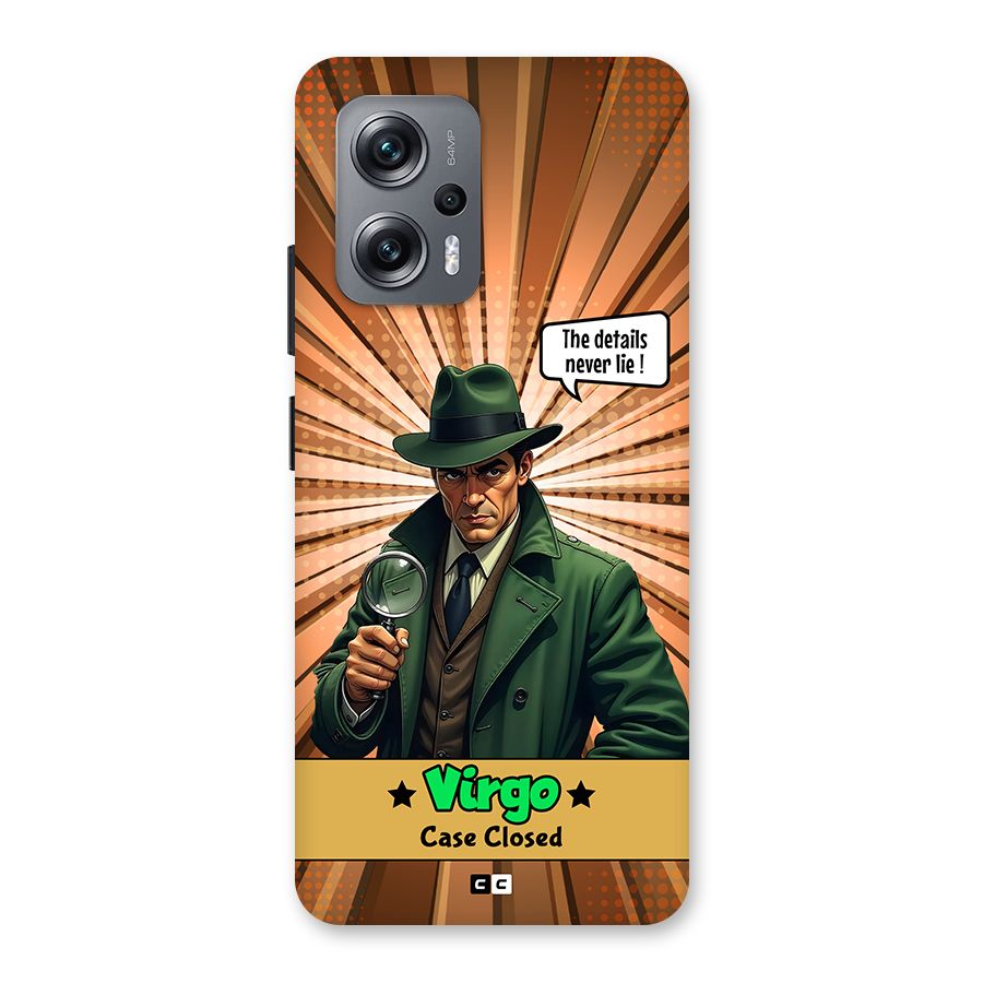 Detective Virgo Back Case for Redmi K50i