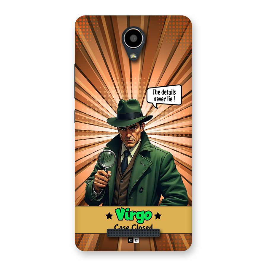 Detective Virgo Back Case for Redmi Note 2
