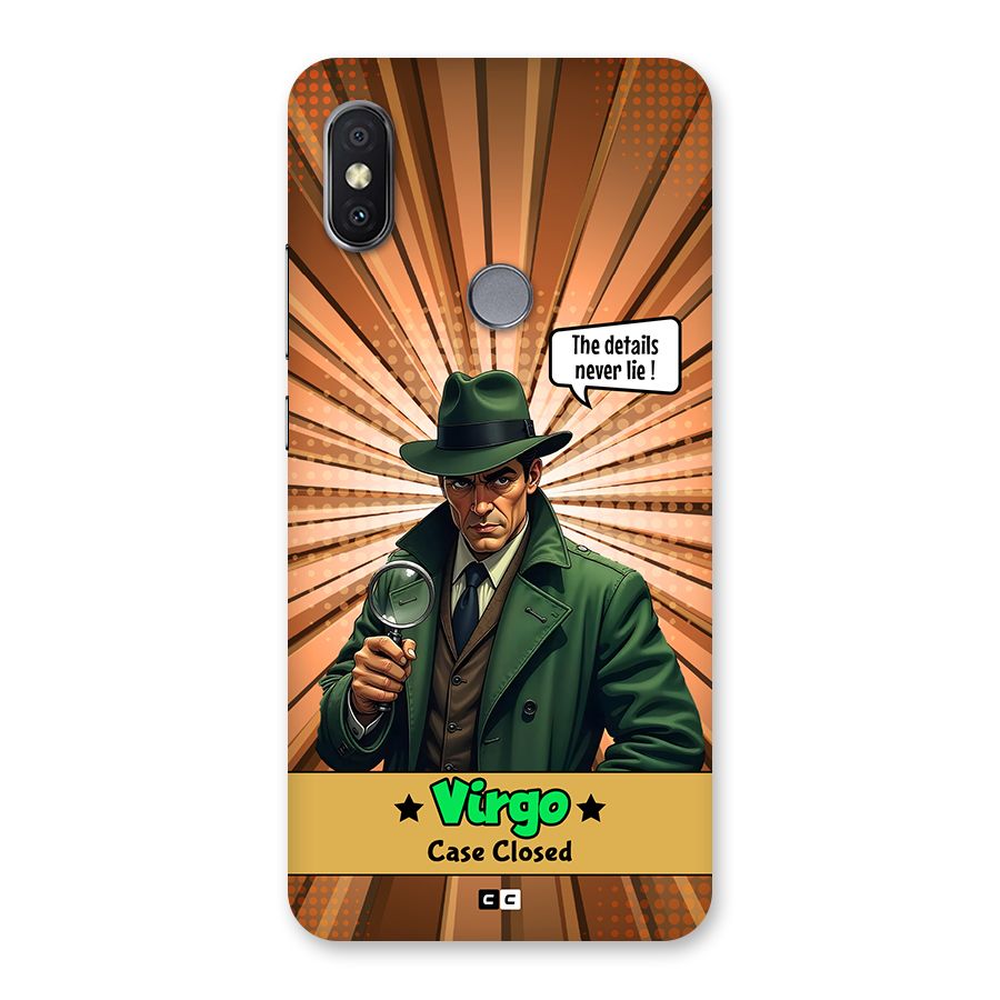 Detective Virgo Back Case for Redmi Y2