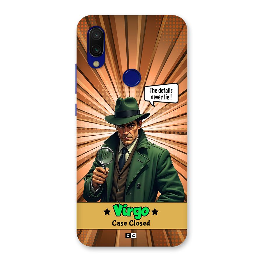 Detective Virgo Back Case for Redmi Y3