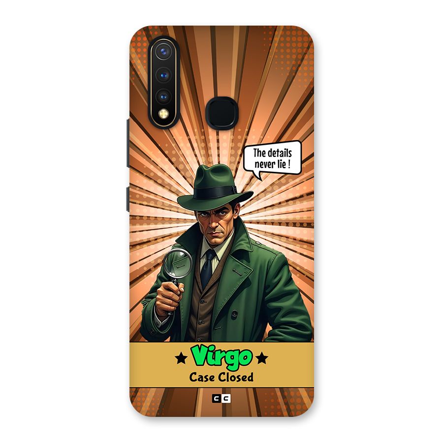 Detective Virgo Back Case for Vivo U20