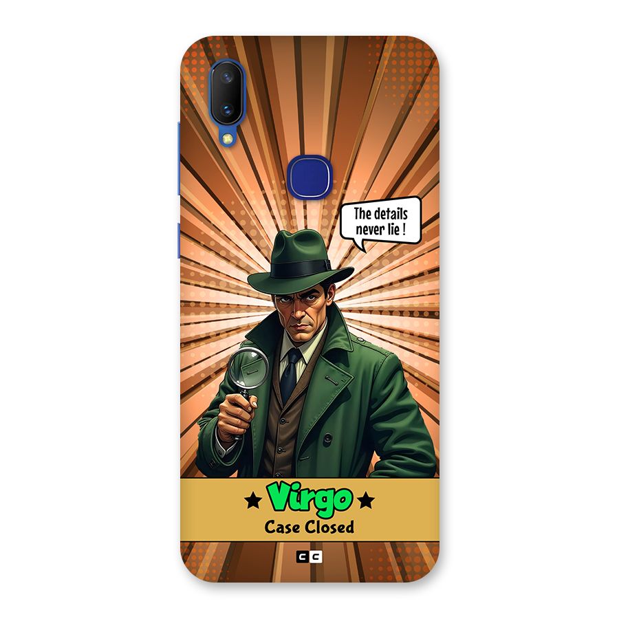 Detective Virgo Back Case for Vivo V11