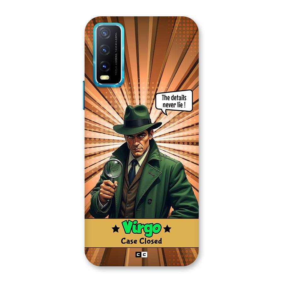 Detective Virgo Back Case for Vivo Y20