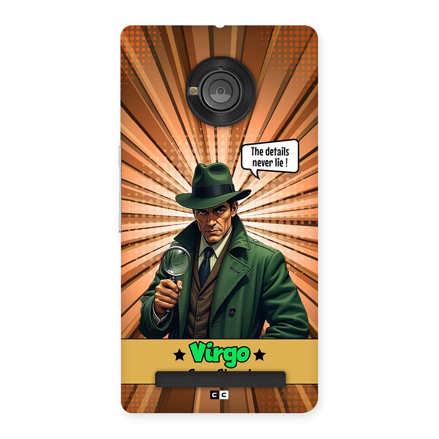 Detective Virgo Back Case for Yunique