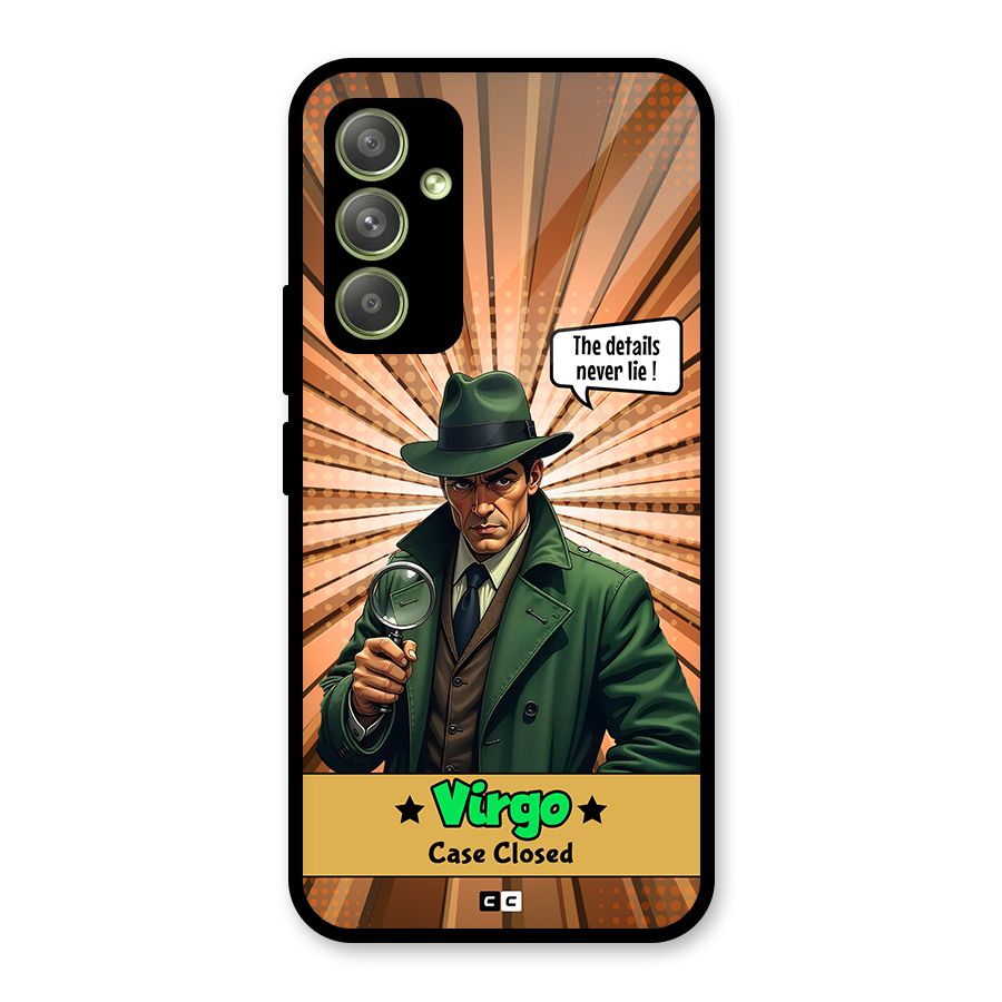 Detective Virgo Glass Back Case for Galaxy A54
