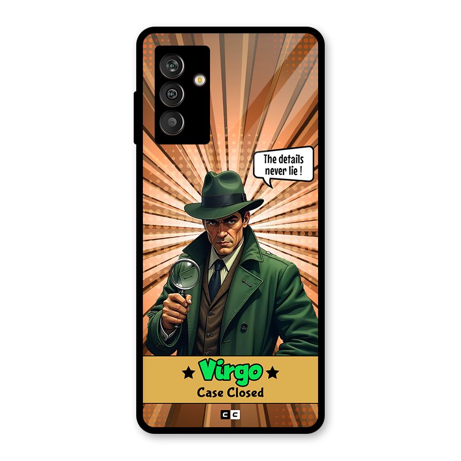 Detective Virgo Glass Back Case for Galaxy M13