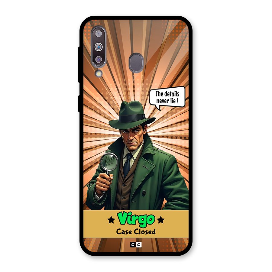 Detective Virgo Glass Back Case for Galaxy M30