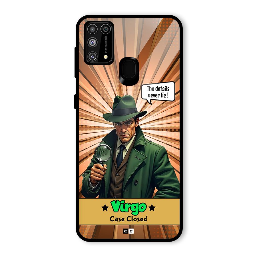 Detective Virgo Glass Back Case for Galaxy M31
