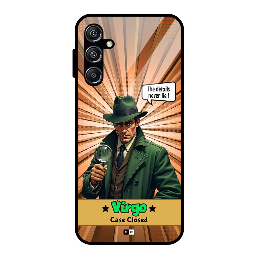 Detective Virgo Glass Back Case for Galaxy M34 5G