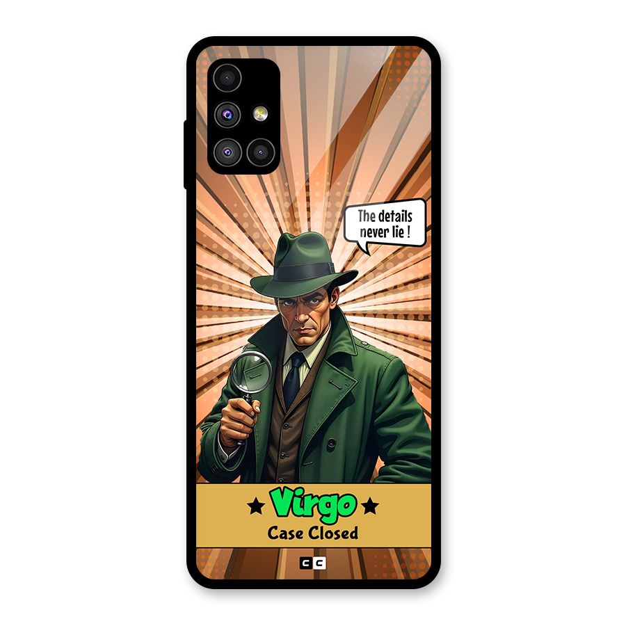 Detective Virgo Glass Back Case for Galaxy M51
