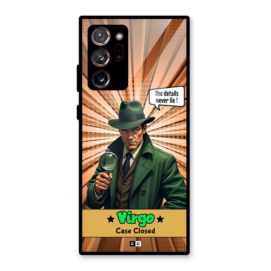 Detective Virgo Glass Back Case for Galaxy Note 20 Ultra 5G