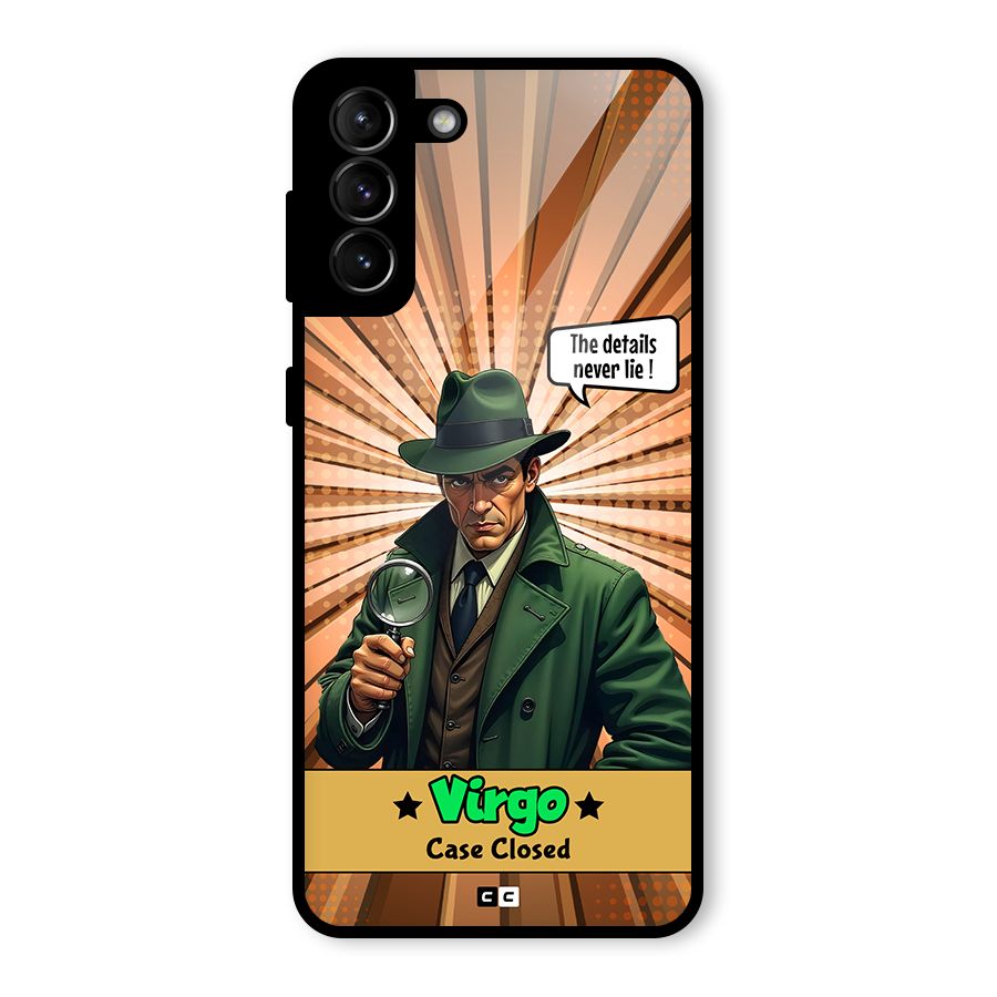 Detective Virgo Glass Back Case for Galaxy S21 Plus
