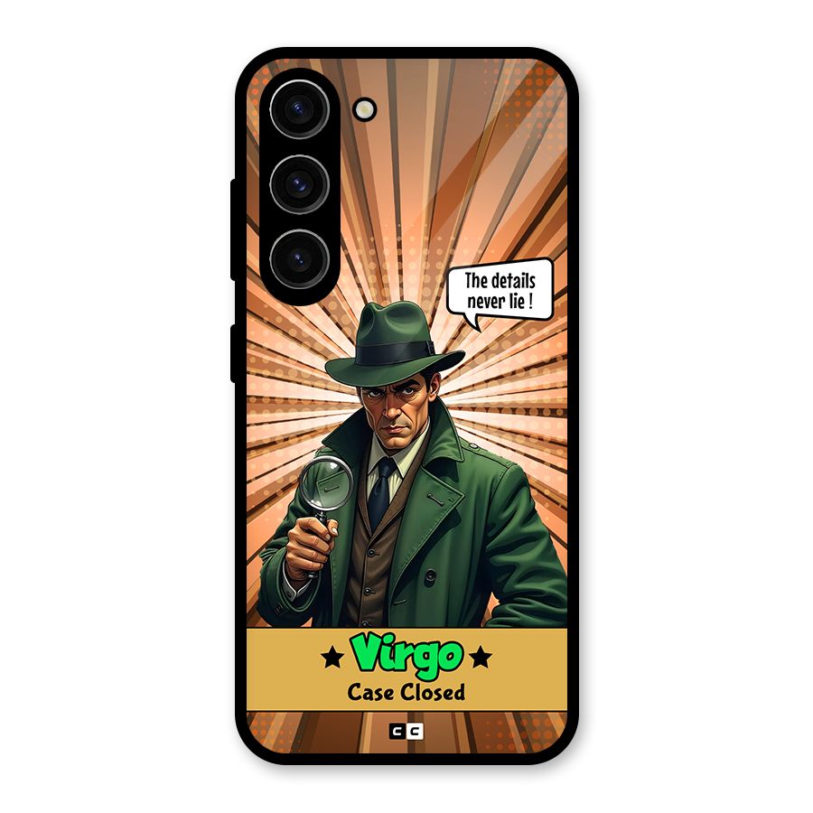 Detective Virgo Glass Back Case for Galaxy S23