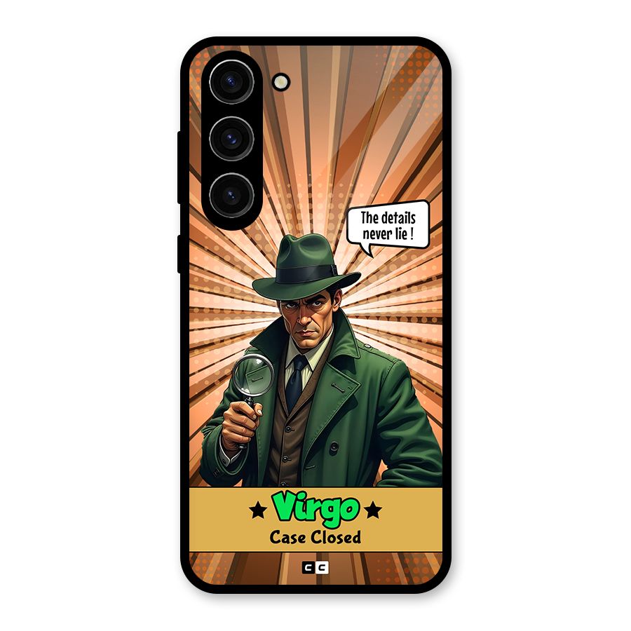Detective Virgo Glass Back Case for Galaxy S23 Plus