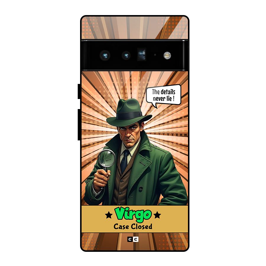 Detective Virgo Glass Back Case for Google Pixel 6 Pro