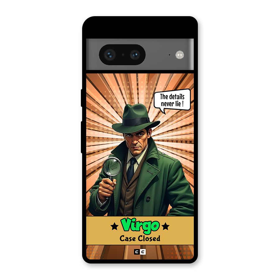 Detective Virgo Glass Back Case for Google Pixel 7