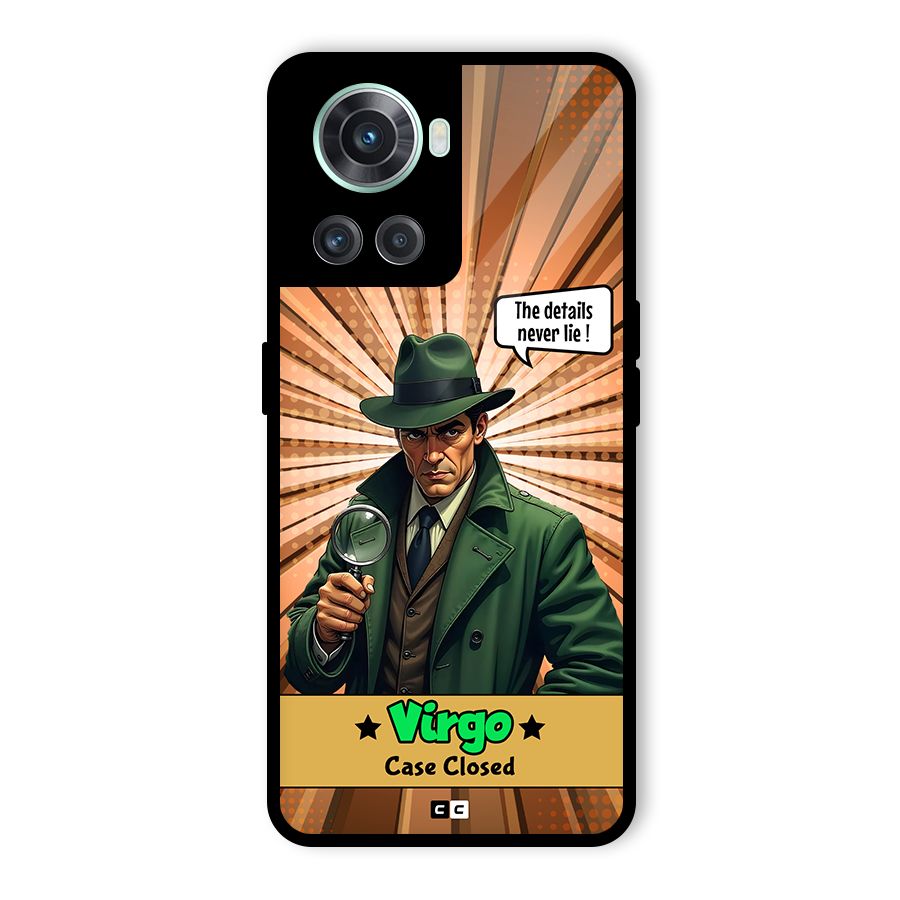 Detective Virgo Glass Back Case for OnePlus 10R