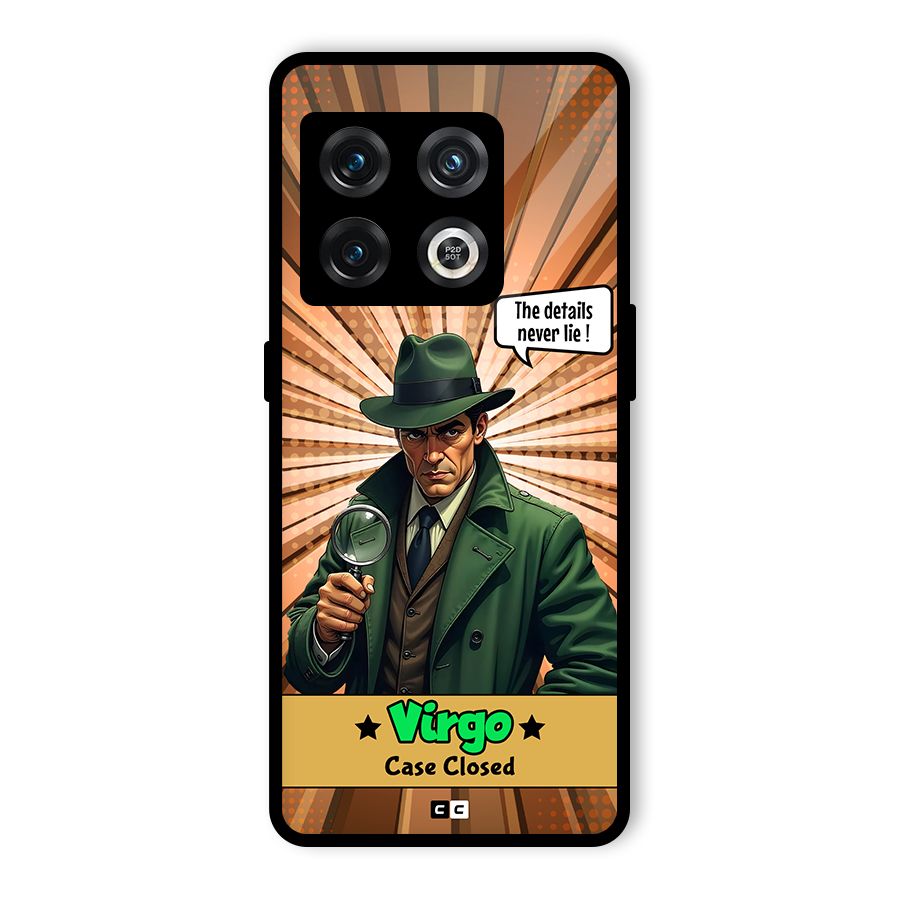 Detective Virgo Glass Back Case for OnePlus 10 Pro 5G