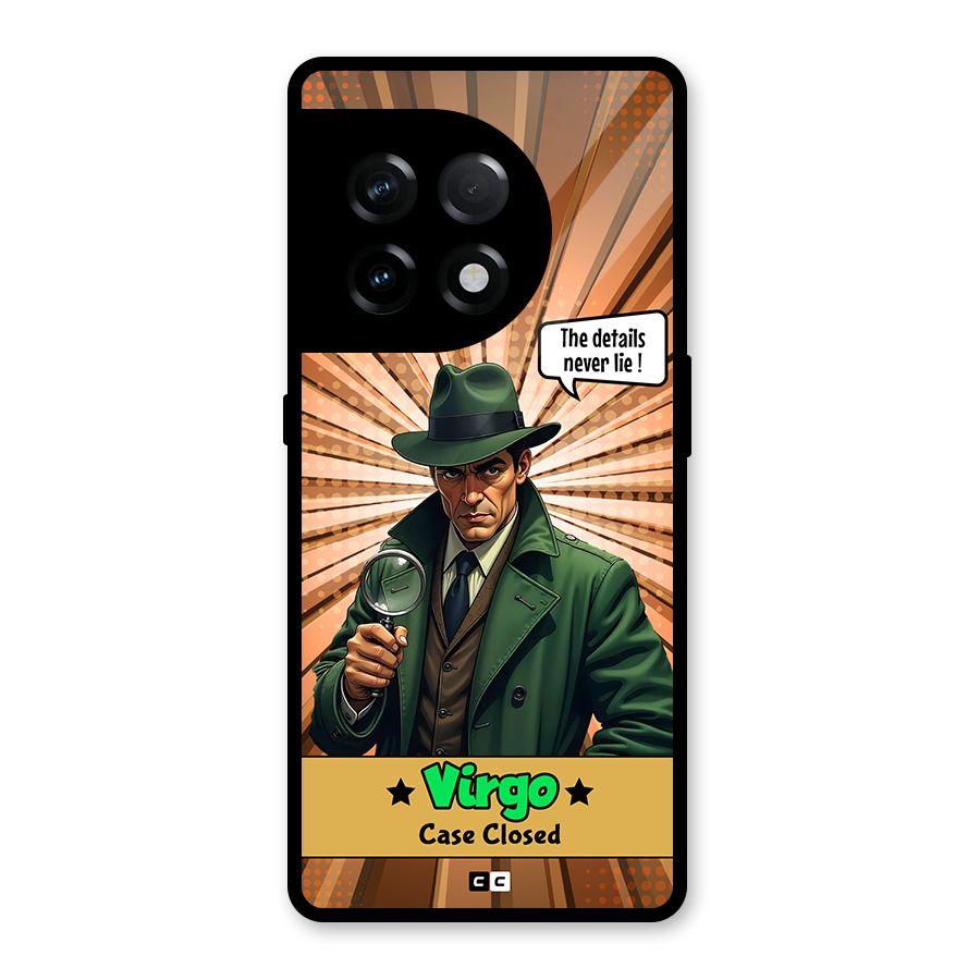 Detective Virgo Glass Back Case for OnePlus 11R