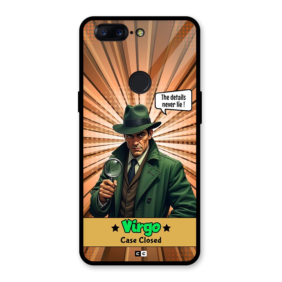 Detective Virgo Glass Back Case for OnePlus 5T