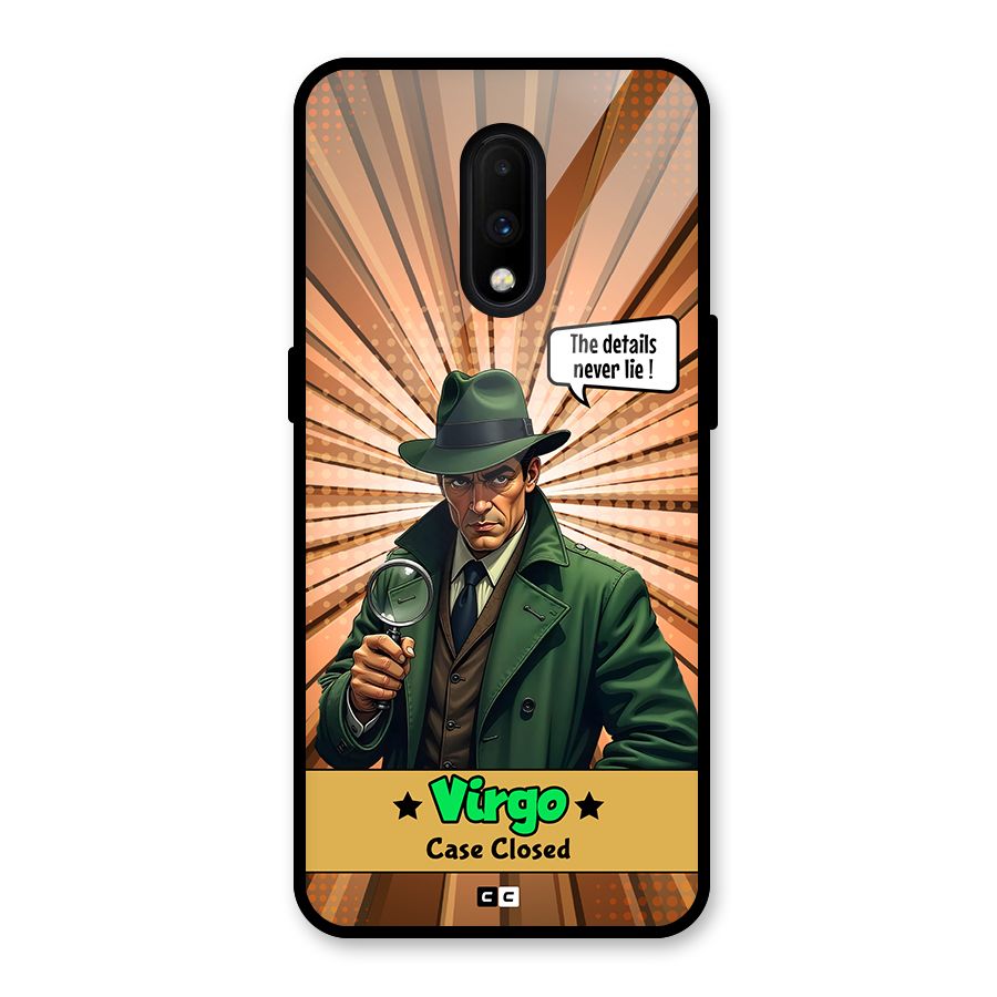 Detective Virgo Glass Back Case for OnePlus 7