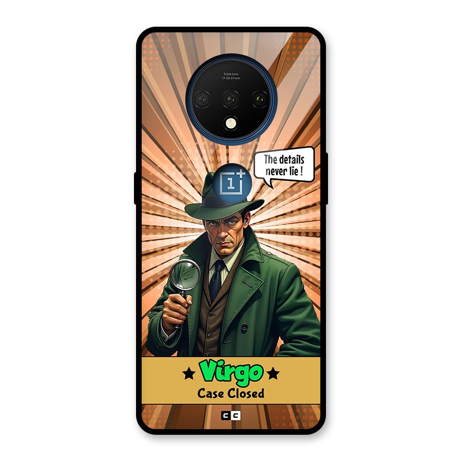 Detective Virgo Glass Back Case for OnePlus 7T