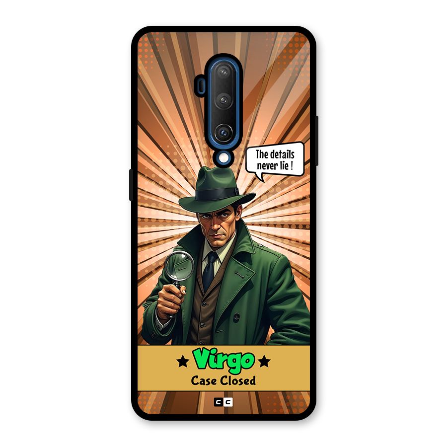 Detective Virgo Glass Back Case for OnePlus 7T Pro